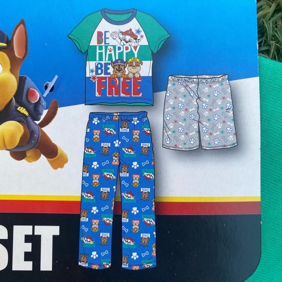 Nickelodeon Paw Patrol 3 Piece Set Boy Pajama 2T - Picture 3 of 5